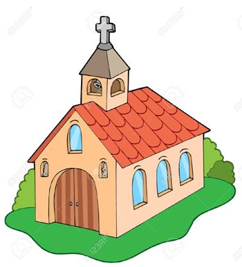 4369090-Iglesia-de-estilo-europeo-ilustraci-n-vectorial--Foto-de-archivo